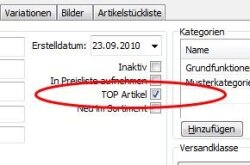 Als Top Artikel markiertes Produkt